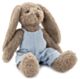 Nana Huchy Mr Honey Bunny - Baby Blue Overalls (40cm)