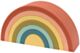 O.B. Designs Silicone Rainbow Stacker - Cherry