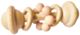 O.B. Designs Eco-Friendly Rattle Teether - Blush