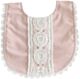 Alimrose Olivia Bib - Pink Linen
