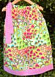Handmade Single Tie Dress - Floral Pop (XS 6-12m)