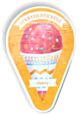 Cherry Ice Cream Scratch & Sniff Stickers Tin