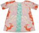 Handmade Ruffle Front Dress - Lilac Tangerine (S 1-2y)