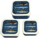 Rex London Sharks Set of 3 Snack Boxes