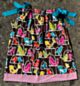 Handmade Ribbon Tie Dress - Bird Cage (XS 6-12m)