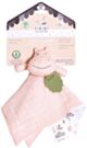 Tikiri Organic Comforter with Rubber Teether - Hippo (30cm)