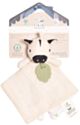 Tikiri Organic Comforter with Rubber Teether - Zebra (30cm)