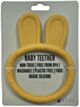ES Kids Bunny Ring Silicone Teether - Mustard