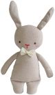 Alimrose Linen Mini Toy Rattle - Bunny (17cm)