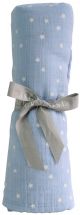 Alimrose Muslin Cotton Swaddle - Starry Night Baby Blue