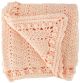 O.B. Designs Handmade Crochet Baby Blanket - Peach