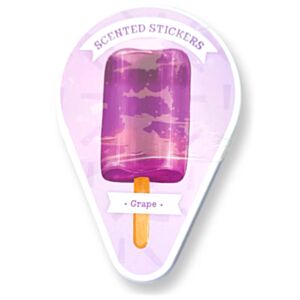 Grape Ice Cream Scratch & Sniff Stickers Tin