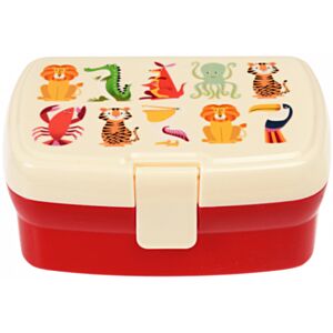 Rex London Colourful Creatures Lunch Box with Tray