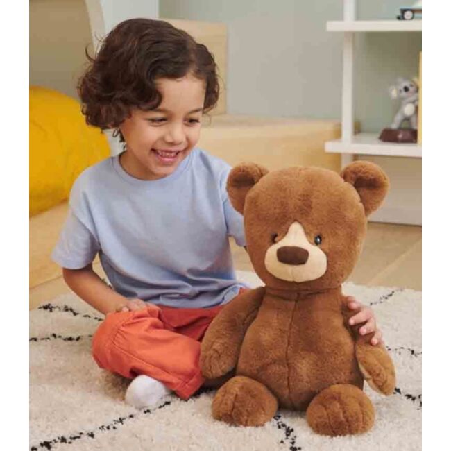 GUND Knox 12" Teddy Bear - Super Soft Brown & Cream Stuffed Animal Plush Toy, Gift For Kids Ages 1 And Up