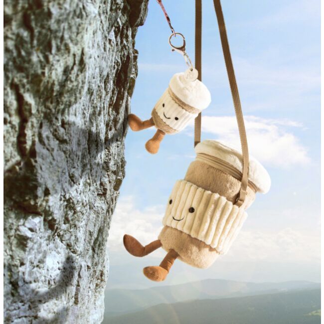 Jellycat Amuseables Coffee-To-Go Bag Charm (18cm)