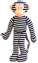 Alimrose Monkey Toy Rattle - Navy Stripe (30cm)