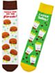 Hallmark Better Together Funny Crew Socks - Burger & Fries
