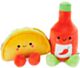 Hallmark Better Together Taco & Hot Sauce Magnetic Plush