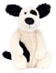 Jellycat Bashful Black & Cream Rufferty Puppy - Little (20cm)