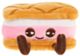 Keel Toys Bakery Sweet Treats Pink & White Pastry - Strawberry Scented