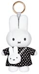 Miffy Black Dot Dress with Miffy Bag Keyring Bag Charm (14cm)