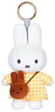 Miffy Yellow Checkered Dress with Melanie Bag Keyring Bag Charm (14cm)