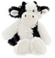 Nana Huchy Mini Clover the Cow Rattle - Black (17cm)