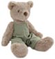 Nana Huchy Mr Honey Bear - Sage Overalls (40cm)