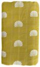 OB Designs Muslin Swaddle Wrap - Pear Shell Print (120cm)