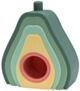 OB Designs Silicone Avocado Stacker Toy