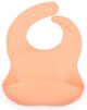 OB Designs Eco-Friendly Silicone Bib - Peach