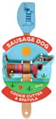 Rex London Cookie Cutter & Mini Spatula Set - Sausage Dog