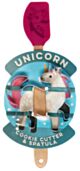 Rex London Cookie Cutter & Mini Spatula Set - Unicorn