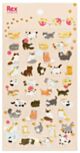 Rex London 3D Puffy Stickers - Cats