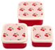 Rex London Little Cherry Set of 3 Snack Boxes