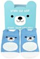 Rex London Organic Cotton Baby Socks - Bruno the Bear