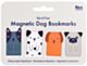 Rex London Set of 4 Magnetic Dog Bookmarks
