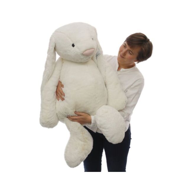 Jellycat Bashful Cream Bunny - Giant (108cm)
