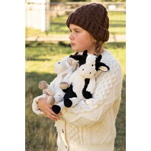 Nana Huchy Clover the Cow - Black (38cm)